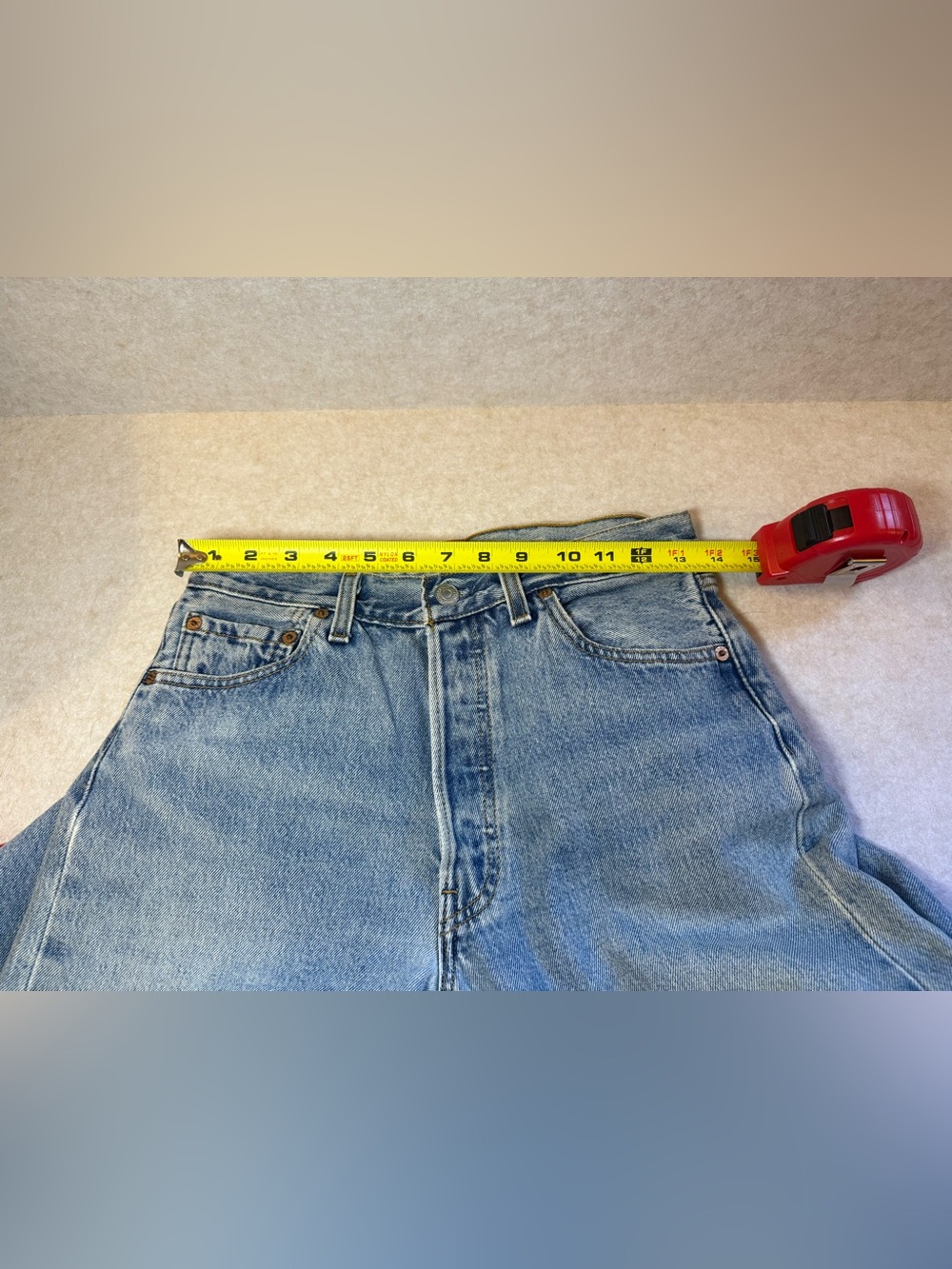 Vintage Levi's Women's 501 Light Jeans 30x30 Made in the USA El Paso Texas 1998 - Picture 13 of 13